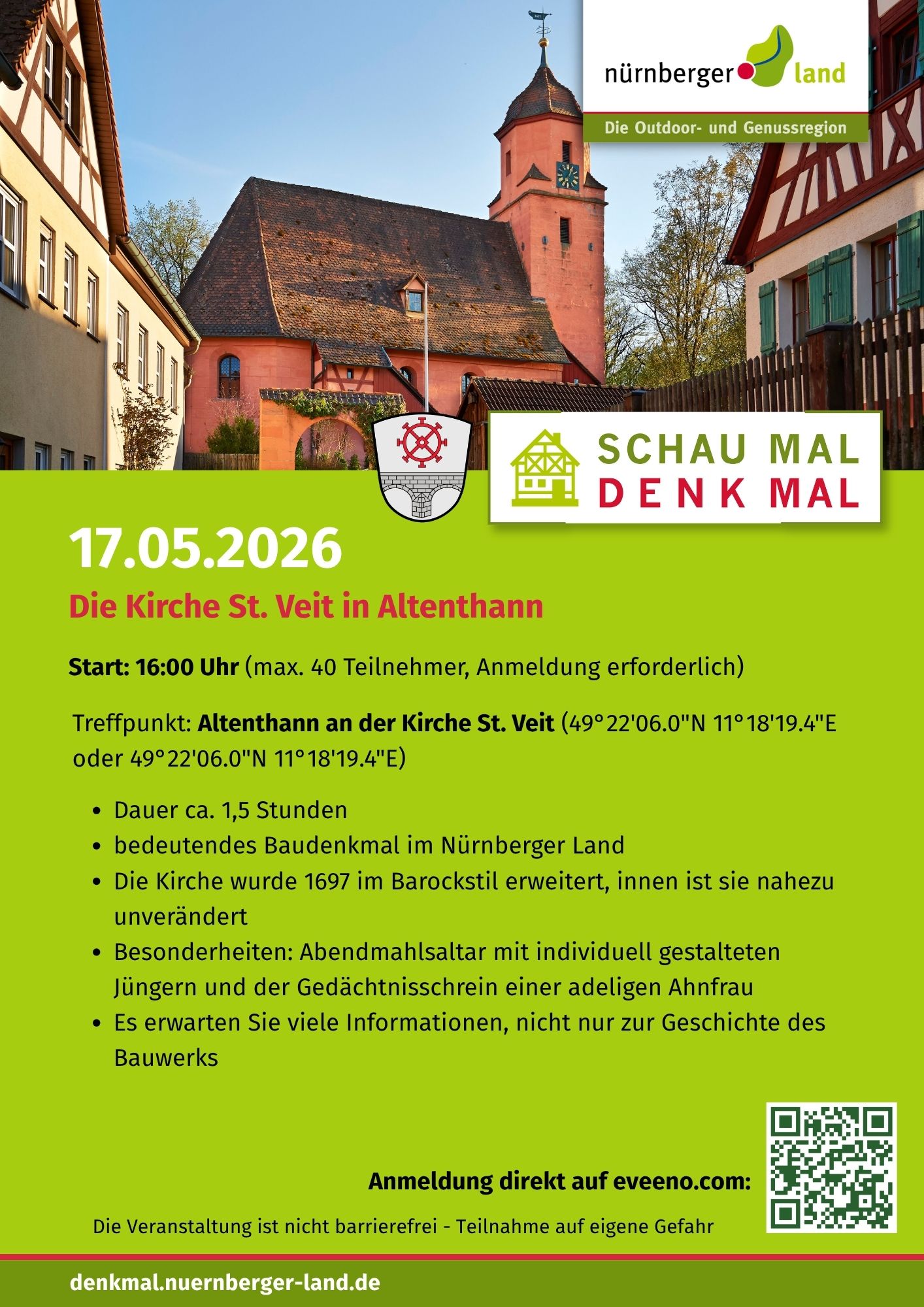 Bild: Die Kirche St. Veit in Altenthann