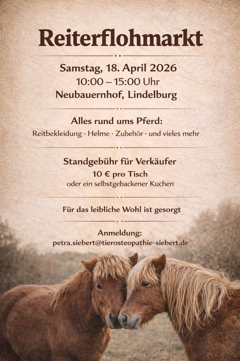 Bild: Pferdeflohmarkt