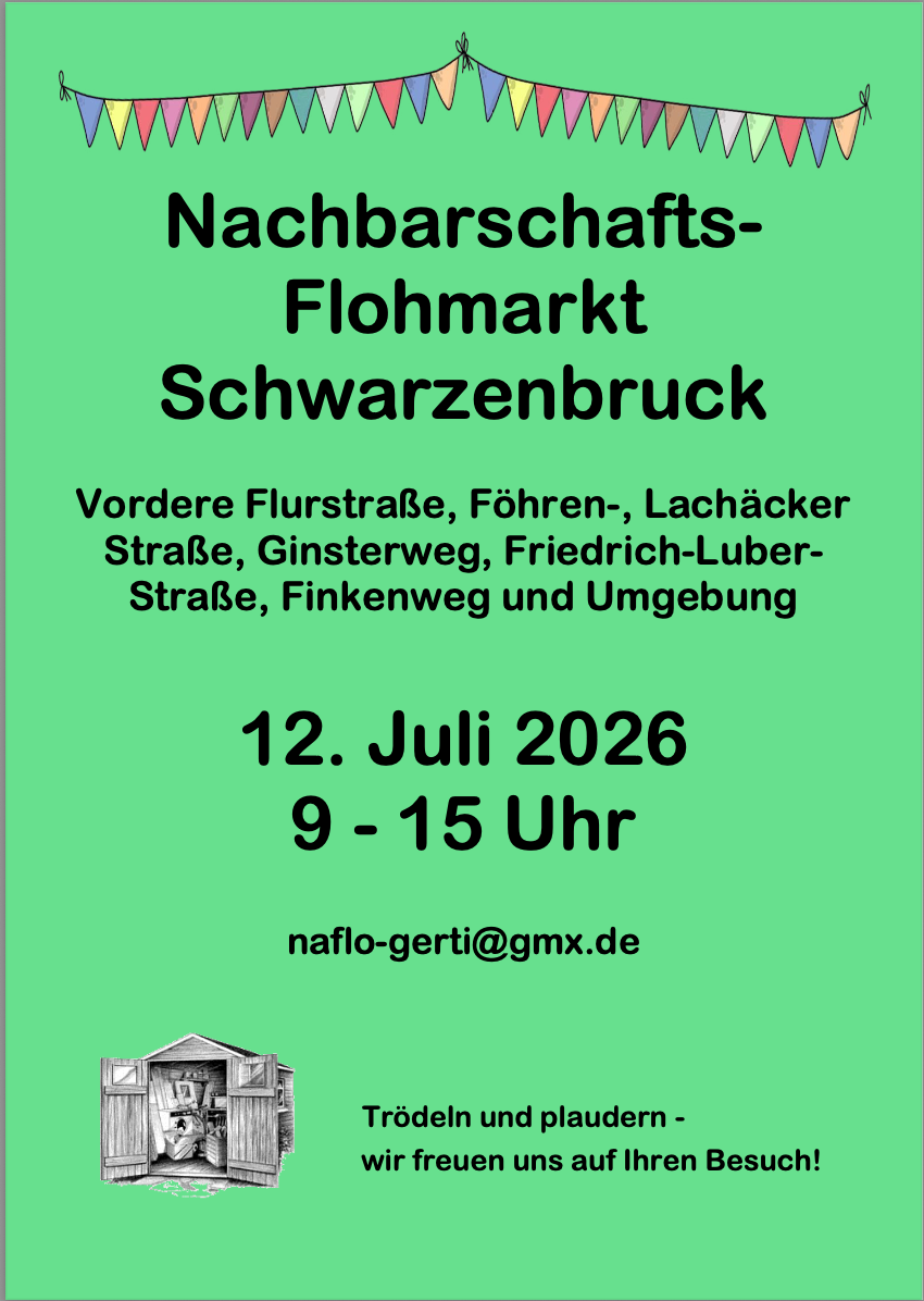 Bild: Nachbarschaftsflohmarkt vordere Flurstraße und Umgebung